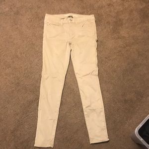 American eagle khaki skinny jeans